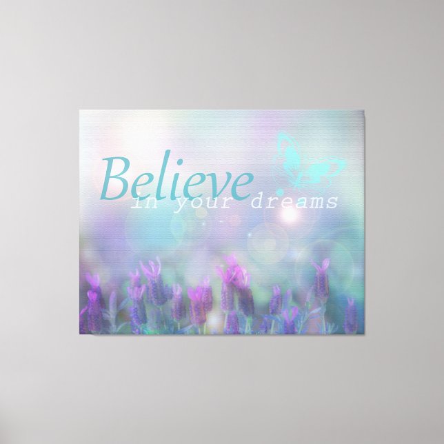Believe Canvas Print (Front)