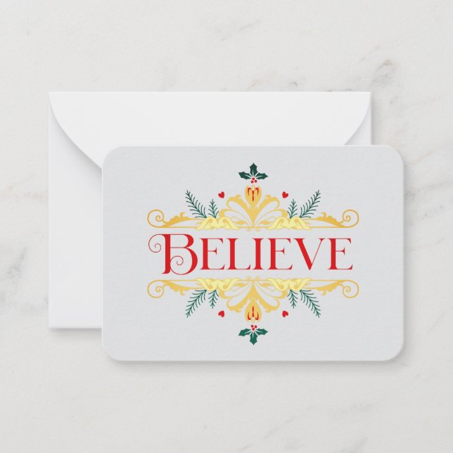 Believe Card (Front)