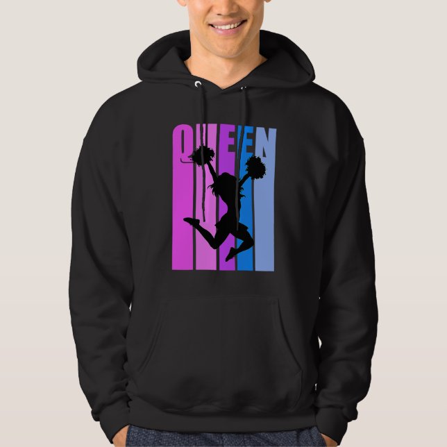 Believe Cheerleading Queen Cheer Girl Cheerleader  Hoodie (Front)