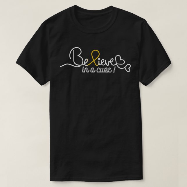 Believe Childhood Cancer Awareness Item for Women  T-Shirt (Design Front)