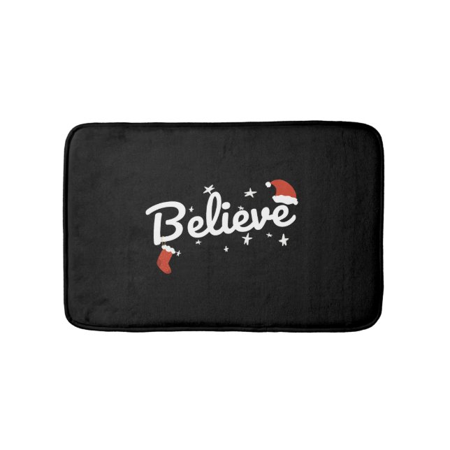 Believe Christmas, Believe in Christmas Bath Mat (Front)