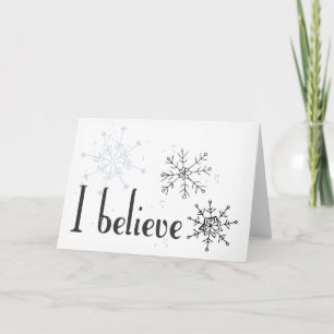 Believe Christmas cards