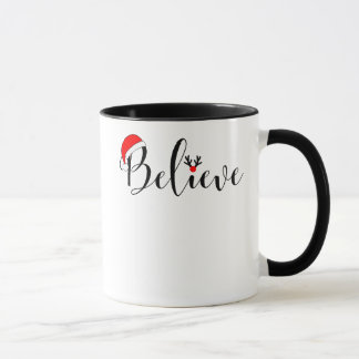 Believe Christmas Cup Xmas Graphic 