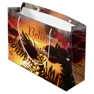 Believe Christmas Gift Bag