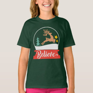 Believe Christmas Holiday T-Shirt