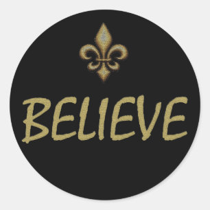 Believe Classic Round Sticker