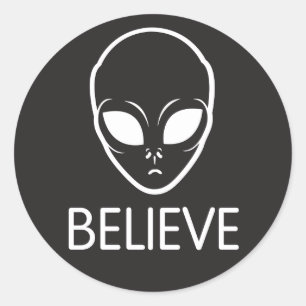 Believe Classic Round Sticker