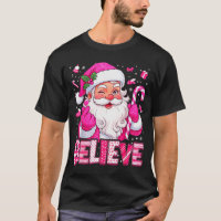 Believe Cute Nk Santa Candy Cane Christmas Xmas Gi