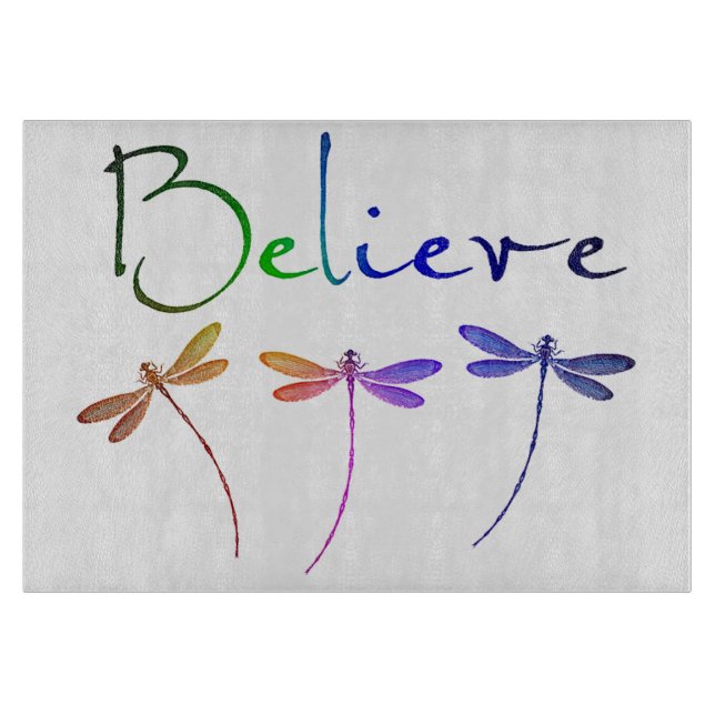 Believe Cutting Board (Front)