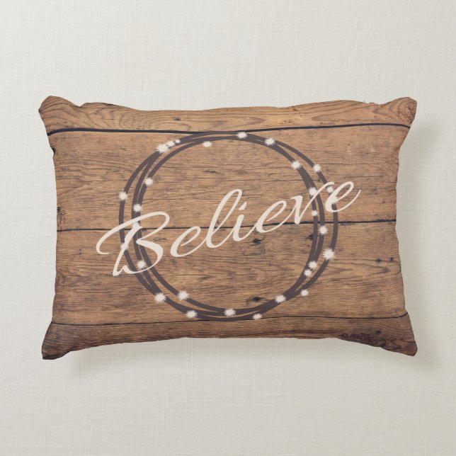 Believe Decorative Cushion (Front)
