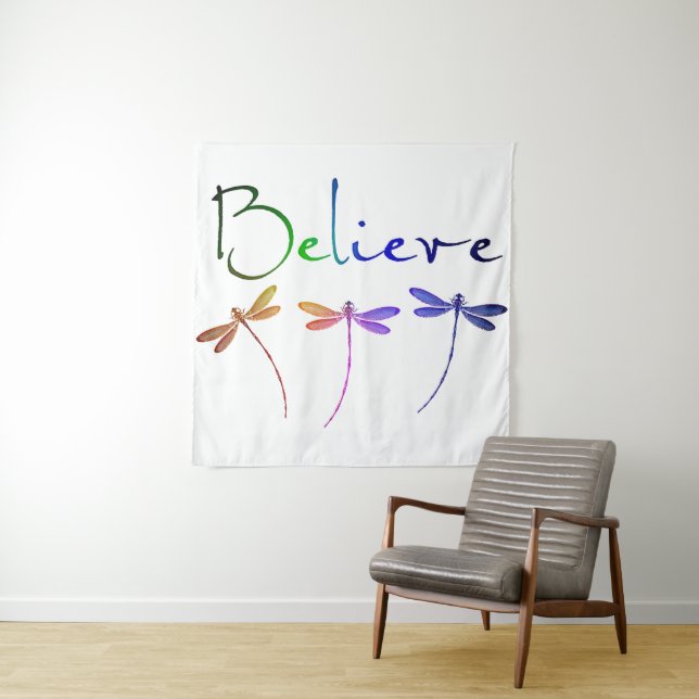 Believe dragonflies tapestry (In Situ)