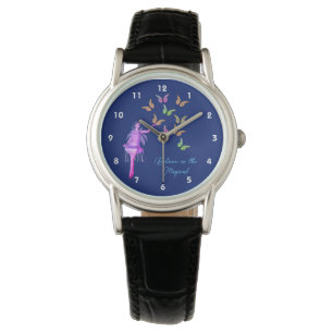 Believe Fairy Butterflies Inspirational         Watch