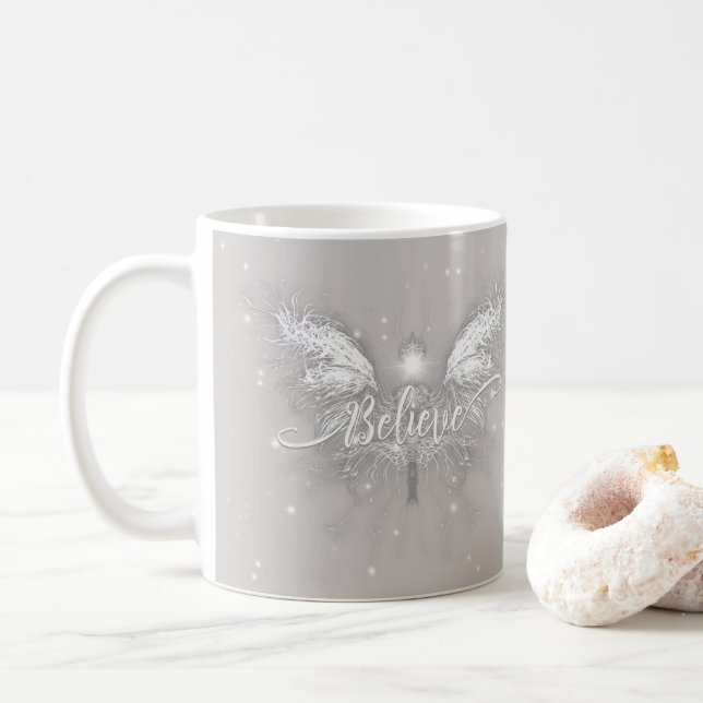 Believe Fairy Starlight Fantasy Coffee Mug (With Donut)