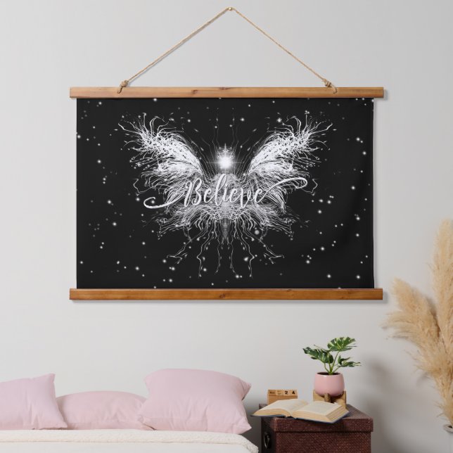 Believe Fairy Starlight Fantasy Hanging Tapestry (Bedroom)