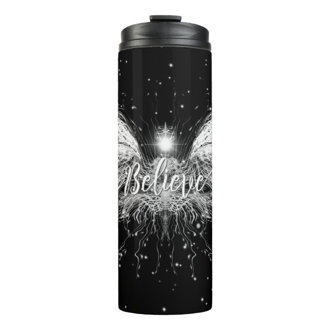 Believe Fairy Starlight Fantasy Thermal Tumbler (Front)
