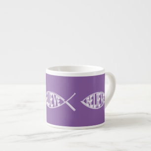 Believe Fish Lavender Espresso Cup