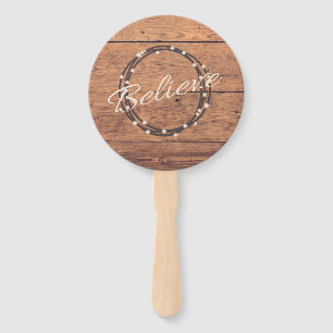 Believe Hand Fan