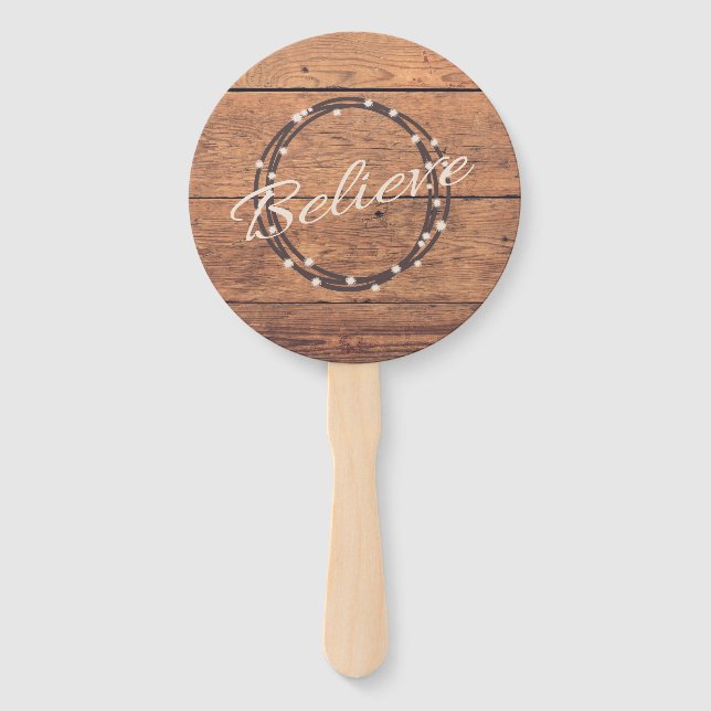 Believe Hand Fan (Front)