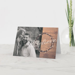 Believe Holiday Card