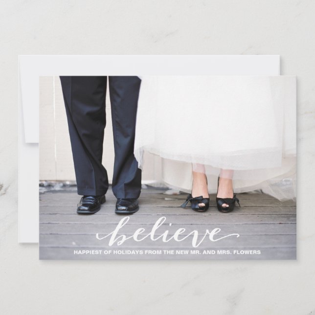 Believe. Holiday Card (Front)