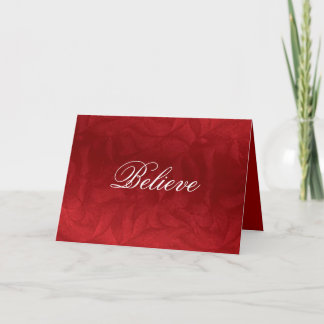 Believe Holiday Card
