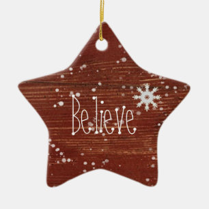 Believe Holiday Ornament