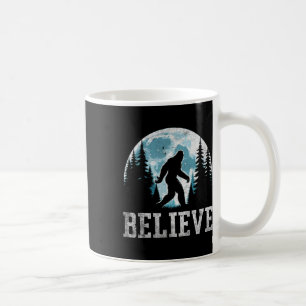 Believe In Bigfoot Sasquatch Gifts Fathers Day Big Coffee Mug