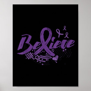 Believe In Cure For Cancer, Vulvar Cancer Awarenes Poster