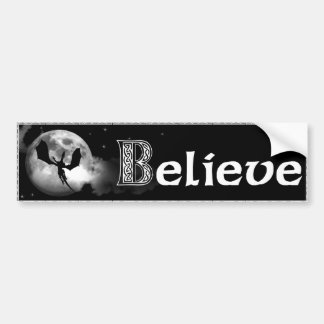 believe in dragons bumper sticker