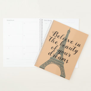 Believe in Dreams Eiffel Tower Planner