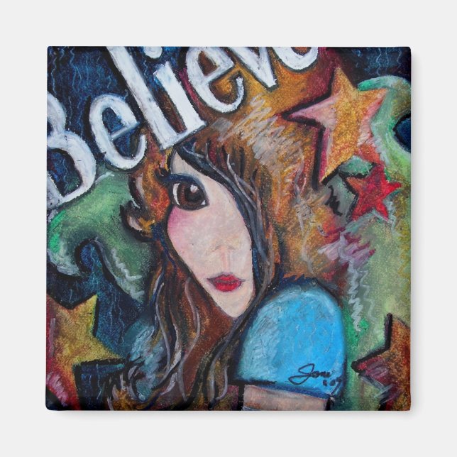 Believe In Fairies Magnet (Front)