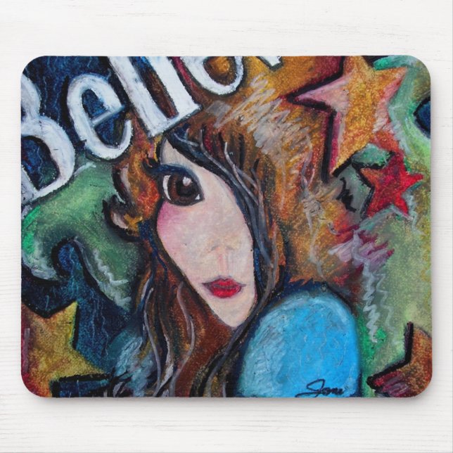 Believe In Fairies Mouse Mat (Front)