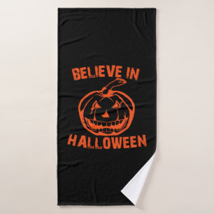 Believe In Halloween Bath Towel