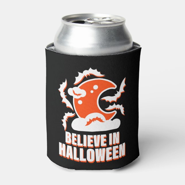 Believe In Halloween Can Cooler (Can Front)
