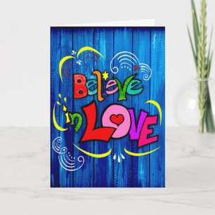 Believe in Love Card