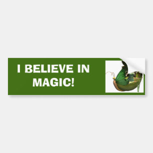 BELIEVE IN MAGIC! BUMPER STICKER