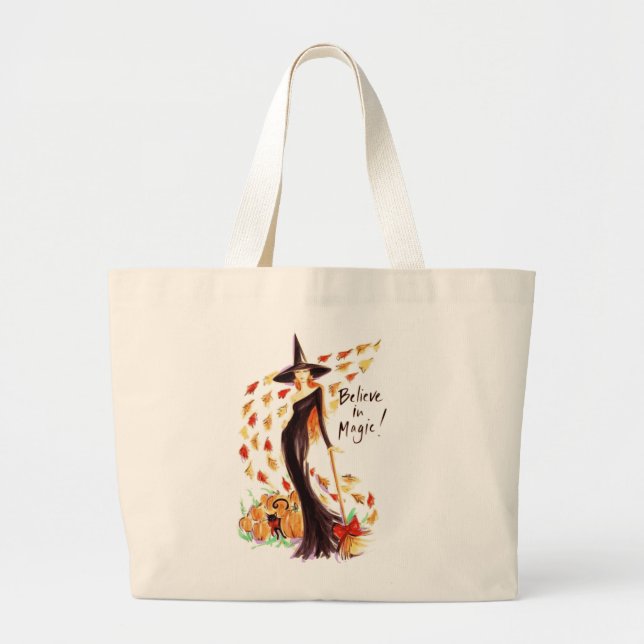 BELIEVE IN MAGIC LARGE TOTE BAG (Front)