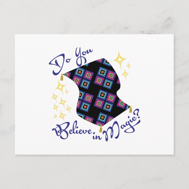 Believe In Magic Postcard (Front)