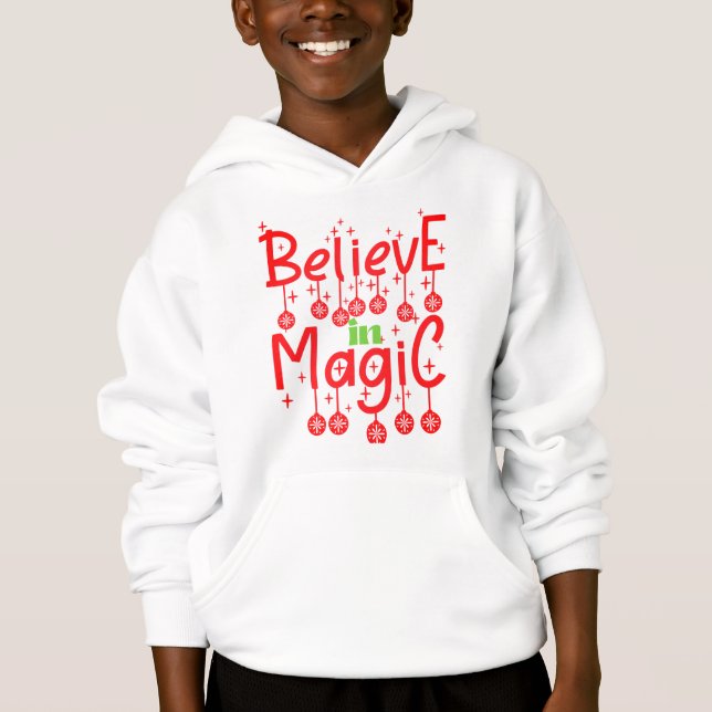 Believe in Magic Quote of Christmas (Front)