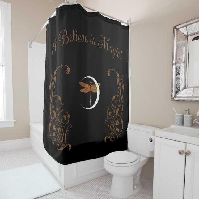Believe in Magic!  Shower Curtain (In Situ)