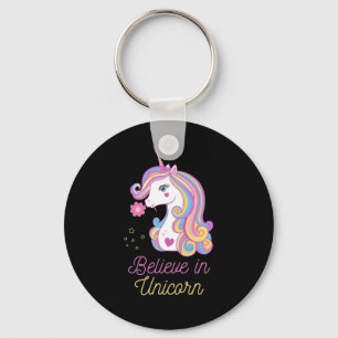 Believe In Magic Unicorn Key Ring