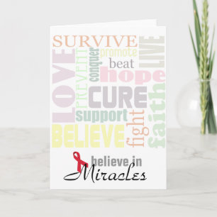 Believe in Miracles Inspiration Card