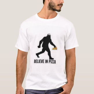 Believe In Pizza Men  T-Shirt