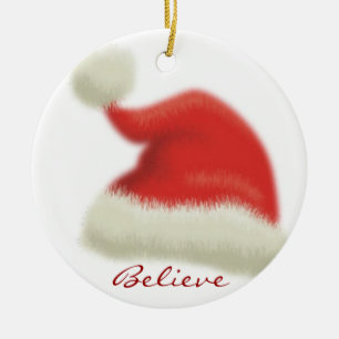 Believe in Santa Ceramic Tree Decoration