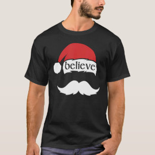 Believe in Santa Claus Christmas Matching Family H T-Shirt