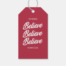 Believe In Santa Editable