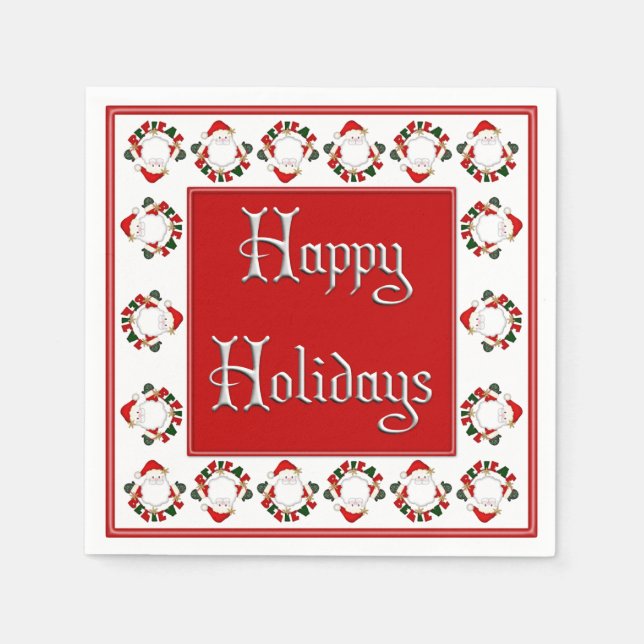 Believe in Santa Style 2-Paper Napkins (Front)