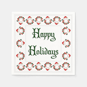 Believe in Santa Style 3-Paper Napkins