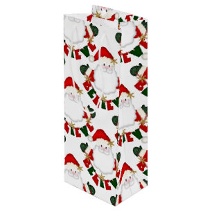 Believe in Santa-WHITE-WINE GIFT BAG