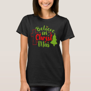 Believe in The Christmas Magic 2023 - Festive Holi T-Shirt